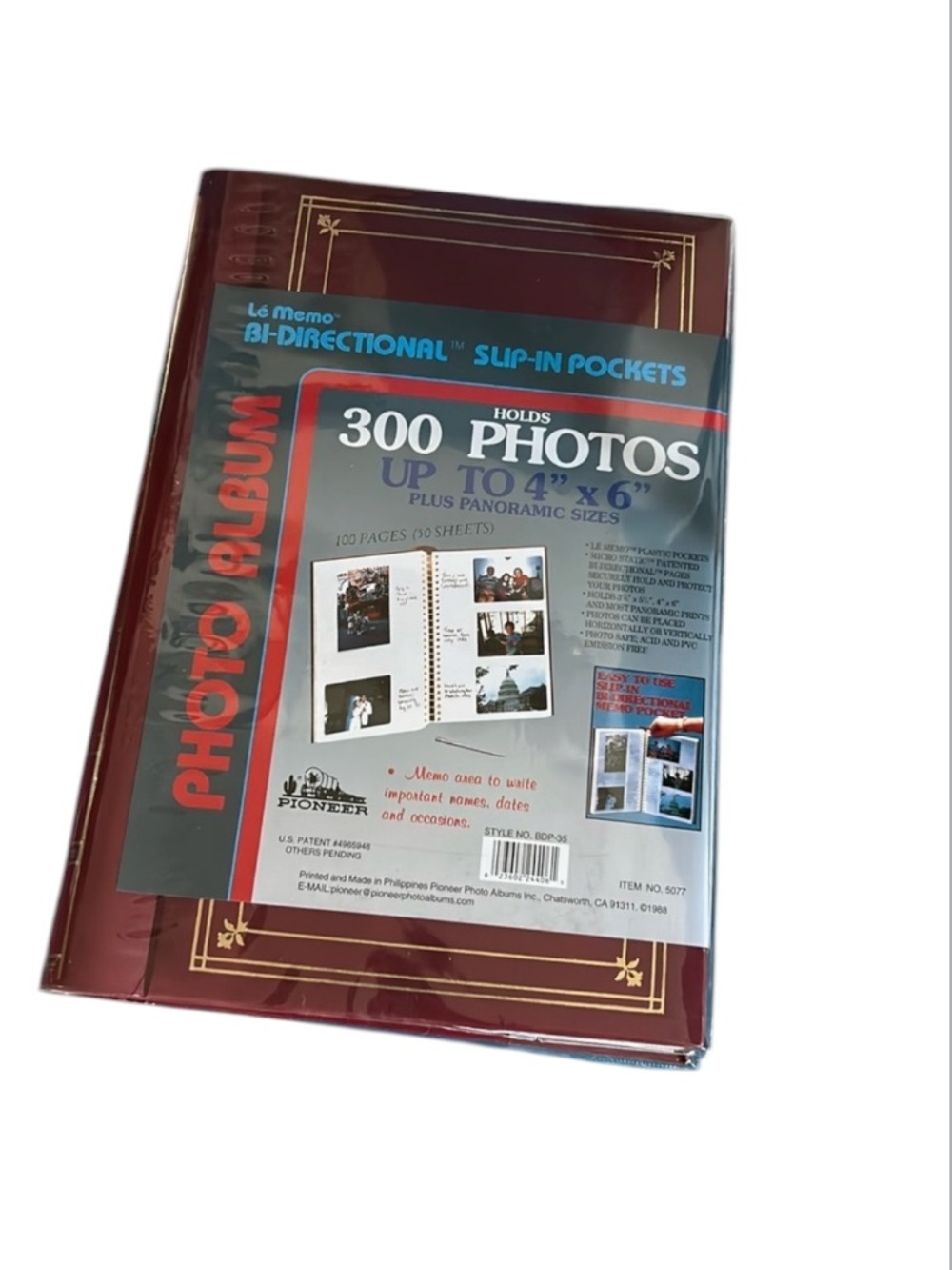 Vintage Pioneer Bi-Directional Photo Album